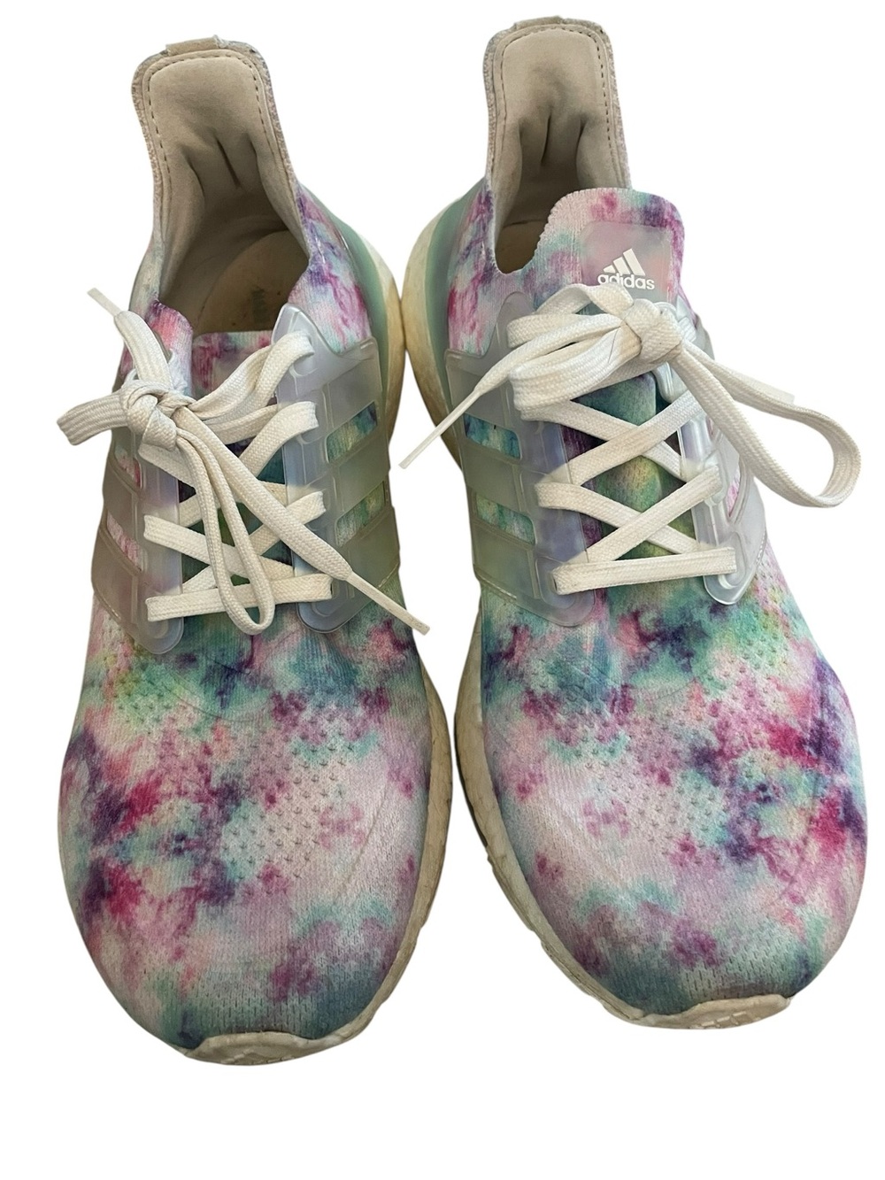adidas Women's Tie-Dye Running Shoes - Picture 2 of 6